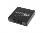 Scart HDMI to HDMI 720P 1080P HD Video Converter Monitor Box with 3.5mm Coaxial Audio Out For Game HDTV DVD STB