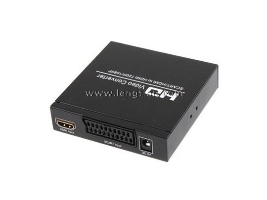 Scart HDMI to HDMI 720P 1080P HD Video Converter Monitor Box with 3.5mm Coaxial Audio Out For Game HDTV DVD STB