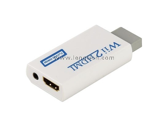Wii to HDMI Converter Output Video Adaptor with 3.5 mm Audio 720P 1080P for HDTV Monitor