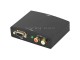 VGA+R/L Audio to HDMI HD Video Converter Box Adapter for PC Laptop Display HDTV DVD 1080P