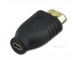 HDMI Type A Male to Mini HDMI Type C Female Adapter Connector HDTV