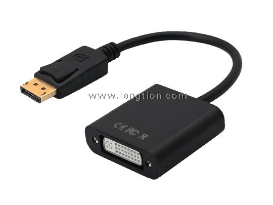Displayport DP to DVI Converter Adapter Cable PC Laptop Monitor Projector