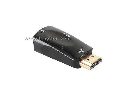 HDMI to VGA Video Converter Adapter with Audio for PC DVD HDTV 1080P