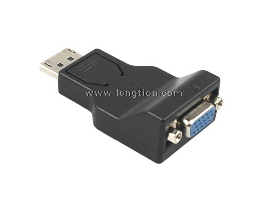 Displayport DP To VGA D-Sub Female Adapter For ThinkPad PC Laptop 1080P