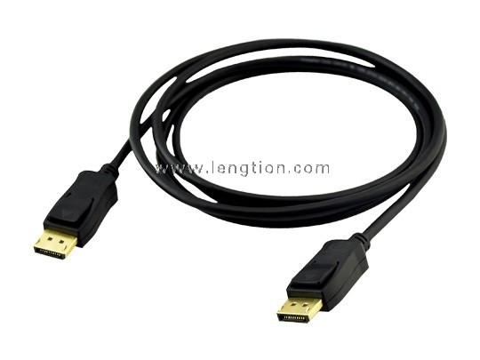 DisplayPort Male to DisplayPort Male Cable Gold Plated High Quality with Latches