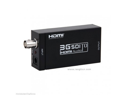 3G SDI to HDMI Converter Box HDMI Adapter SD HD-SDI 3G-SDI 1080P