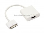 Dock 30 Pin Connector to HDMI HDTV TV Adapter Cable for iPad iPad2 iPad3 iPhone 4/4s iPod iTouch 4