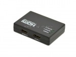 1 In 2 Out 1x2 HDMI Splitter Amplifier for Dual Display with Full HD 1080P 3D Support PS3 Xbox DVD Blu-ray