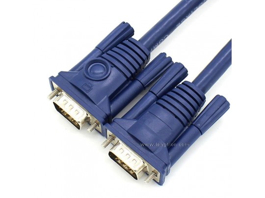 HD15 Male to Male VGA Video Cable for TV Computer Monitor 