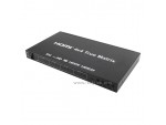 4 Input 4 Output HDMI 1.4 Matrix Switcher Splitter with IR Remote Control Ultra HD 4Kx2K 1080P EDID