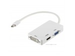 Mini DP to HDMI DVI VGA Adapter 3 In 1 Hub Mini DisplayPort 1080P Video Adapter Converter For iMac Apple MacBook Pro Air