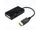 Displayport DP To HDMI DVI VGA Audio Adapter Cable 1080P 3 In 1 Male To Female DP Converter for Projector TV Computer Laptop