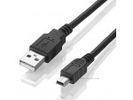 USB 2.0 Type A Male to Mini 5P Male Mini 5P USB Cable For MP3 MP4 Digital Camcorders Cameras Video Games GPS