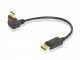 Displayport Angle Retain Clip Lock Latch 90 270 Degree Mini Displayport Down Up Left Right Cable Video Audio Cord Wire 0.2m 0.3m