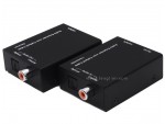 Digital Optical Coaxial Audio Extender POE Converter Over Single Cat5e/6 300M 5.1CH Hifi Speaker DAC Amplifier DTS Dobly PCM