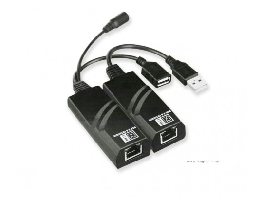 USB 2.0 Extender Repeater 100M Over CAT5 5E RJ45 Lan Network Ethernet Adapter Cable 480mbps for cameras printer